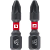 Dayanıklı Çift Torsiyonlu Darbeli Bit Seti, 2 Parça, 30 mm, PZ2