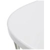 Dekoratif Beyaz Alüminyum Banyo Taburesi
