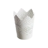 Dekoratif Metal Şamdan, Beyaz (11 cm)