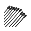 Delikli Vida Kablo Bağı Plastik Kelepçe 100lü Paket - Siyah, 3.6x150mm