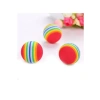 Diş Çıkarma İçin Gökkuşağı Renkli Sünger Toplar - 3lü Set