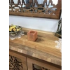 Doğal Ahşap Küp Saksı - Kaktüsler için İdeal