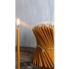 Doğal Balmumu Dilek Mumu Seti (25 Adet, İnce ve Uzun)