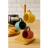 Doğal Bambu Kupa Bardak Askısı, 6lı Stand