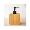 Doğal Bambu Sıvı Sabunluk, Ekolojik Tasarım, Banyo ve Mutfak İçin, 300 ml Kapasite