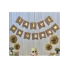 Doğum Günü İçin Gold Banner Süsü