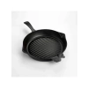 Döküm Yuvarlak Izgara Tava - Metal Kulplu - 28 cm