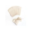 Düz Krem Ham Bez Kese - 10x15 cm, 10 Adet
