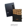 Düz Leopar Desenli 17x24 cm Keten Ciltli Defter