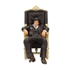 Efsanevi Tony Montana Figürü, Siyah/Altın, 18 cm Yükseklikte