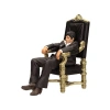 Efsanevi Tony Montana Figürü, Siyah/Altın, 18 cm Yükseklikte
