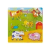 Eğitici Tahta Bultak Raptiyeli Puzzle - 5 Parça