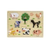 Eğitici Tahta Puzzle - Çiftlik Hayvanları 8 Parça Set