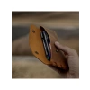El Yapımı Hakiki Deri Kalemlik - Vintage Tasarım, Camel Renk