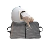 Elekli Kedi Tuvalet Önü Paspası, Yıkanabilir 60x35 cm