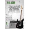 Elektro Gitar Seti - 50 WATT Bluetooth Şarjlı Amfi ve Kulaklık ile