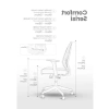 Ergonomik Genç Ofis Çalışma Koltuğu, Pastel Renk