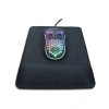 Ergonomik Kare Siyah Mouse Pad, Kaymaz Taban, Suya Dayanıklı