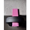Ergonomik Kulaklık Standı, Kaydırmaz Keçeli, Pembe Renk