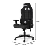 Ergonomik Kumaş Yapılı Siyah Oyuncu Koltuğu