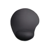 Ergonomik Mousepad - Kaymaz Alt Yüzey ile Siyah