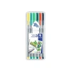 Ergonomik Tasarımlı 6lı Triplus Fineliner Set - 0.3 mm, Su Bazlı Mürekkep