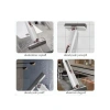 Ergonomik Tasarımlı Sıkmalı Mini Mop - Beyaz ve Kırmızı, Tek Elle Kullanım
