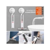 Ergonomik Tasarımlı Sıkmalı Mini Mop - Beyaz ve Kırmızı, Tek Elle Kullanım