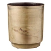 Eskitilmiş Pirinç Kaplama Metal Çiçeklik - 7,62 cm x 9,5 cm