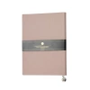 Esnek Kapaklı Kahverengi Çizgili Defter - 14.8x21 cm