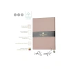 Esnek Kapaklı Kahverengi Çizgili Defter - 14.8x21 cm