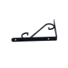 Ferforje Siyah Raf Altı Raf Tutucu, 145 x 195 mm, 2 Adet