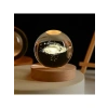Galaksi Temalı Kristal Küre Gece Lambası