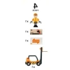 Gerçekçi Forklift Oyuncak Modeli, 3 Yaş ve Üzeri İçin