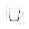 Geri Dönüştürülmüş Cam Fincan/Kupa - 0.2 L