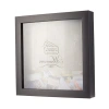 Gölge Kutusu, 25,4 x 25,4 cm, Siyah, Bilet ve Hatıra Saklama