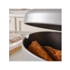 Gri Ekmek Kutusu - 36x25 cm Boyutunda
