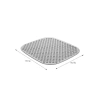 Gri Lavabo Matı - Dayanıklı Plastik, 32 x 28 cm