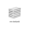 Güçlü 30x20x5 mm Neodyum Dikdörtgen Mıknatıs Seti (5 Adet)