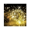 Gün Işığı Sarı Peri Led Metre - Pilli Dekoratif Aydınlatma
