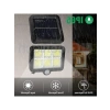 Güneş Enerjili 120 COB LED Aydınlatma, Hareket Sensörlü