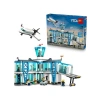 Havaalanı ve Uçak Yapım Seti - 9 Minifigür İçerir