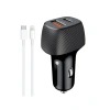Hızlı Araç Şarj Cihazı 38W USB ve PD Girişli