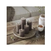 İç Mekan Alevsiz LED Mum - Mocha, 5x10 cm