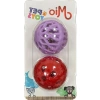 İkili Asetatlı Klasik Top, 3.8 cm, Eğlenceli Kedi Oyuncağı