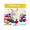 İnteraktif Peluş Top Fırlatan Kedi Oyun Seti - 20 Top