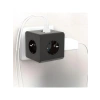 Isıya Dayanıklı 3 Priz ile 3 USB Girişli Küp Priz