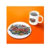 İstanbul Temalı Kupa Fincan ve Mouse Pad Seti 20x20 cm