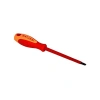 İzoleli Düz Uçlu Tornavida, 1000 V, Sarı/Kırmızı, 4 x 100 mm
