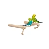 Jüt Halatlı 15 cm Ağaç İpli Kuş Tüneği (2li Set)